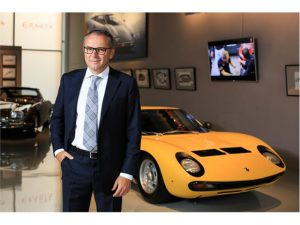 Il presidente di Lamborghini, Stefano Domenicali