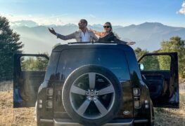 Land Rover Defender Bond Edition, con Elena Giaveri e Antonio Pirozzi